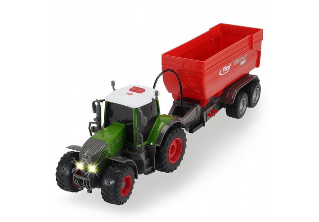 Tractor Dickie Toys Fendt 939 Vario cu remorca