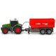 Tractor Dickie Toys Fendt 939 Vario cu remorca