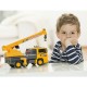 Camion Dickie Toys MAN Air Pump Mobile Crane cu macara