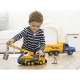 Camion Dickie Toys MAN Air Pump Mobile Crane cu macara
