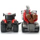 Tractor Dickie Toys Massey Ferguson MF 8737 cu remorca