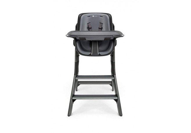 Scaun de masa 4moms Black-Grey+Set Farfurii si tacamuri Cadou