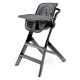 Scaun de masa 4moms Black-Grey+Set Farfurii si tacamuri Cadou
