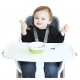 Scaun de masa 4moms White-Grey+Set Farfurii si tacamuri Cadou