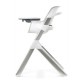 Scaun de masa 4moms White-Grey+Set Farfurii si tacamuri Cadou