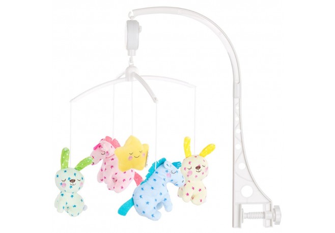 Carusel muzical pentru patut Chipolino Little Horses