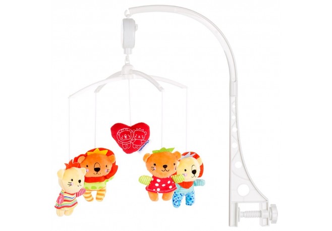 Carusel muzical pentru patut Chipolino Wild Friends