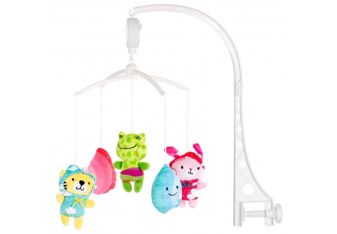 Carusel muzical pentru patut Chipolino Happy Animals