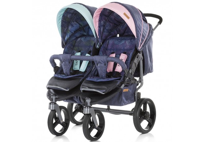 Carucior gemeni Chipolino Twix boy girl