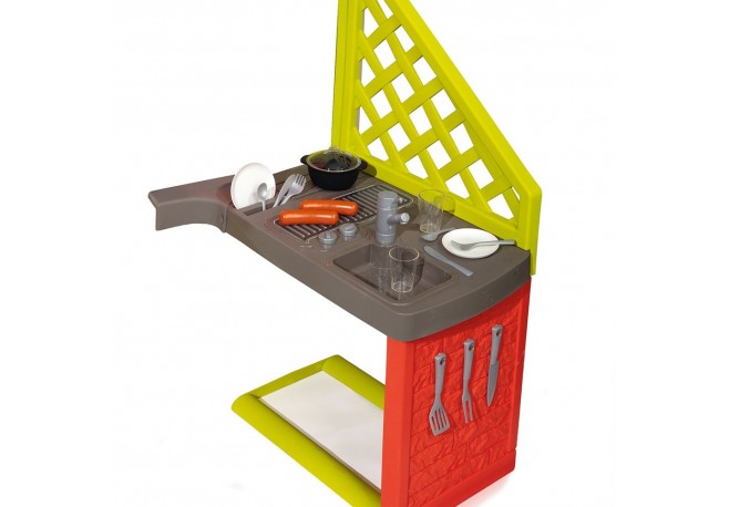 Bucatarie Smoby pentru casuta Jura Lodge cu accesorii