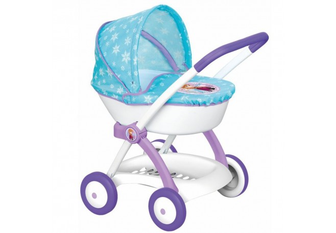 Carucior nou nascut pentru papusi Smoby Frozen