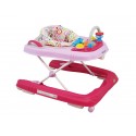 Premergator copii 2 in 1 cu roti din silicon Baby Mix BG-0416 Pink