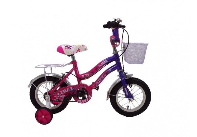 Bicicleta MyKids BMX 12 Pink Cadru Fata