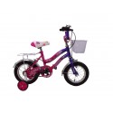 Bicicleta MyKids BMX 12 Pink Cadru Fata