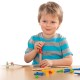 Set constructie din lemn Eichhorn Constructor Racer 50 piese