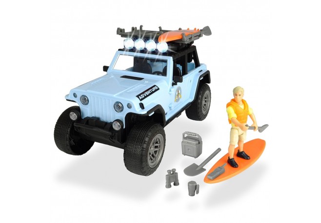 Masina Dickie Toys Playlife Surfer Set cu figurina si accesorii