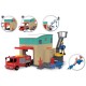 Jucarie Dickie Toys Statie de pompieri Fireman Sam cu 1 masinuta si 1 figurina