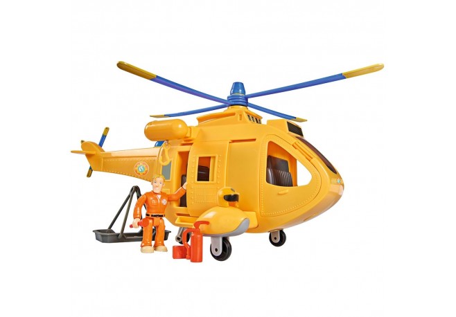 Jucarie Simba Elicopter Fireman Sam Wallaby 2 cu figurine si accesorii