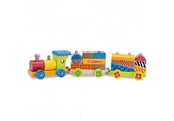 Jucarie din lemn Eichhorn Tren
