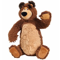 Jucarie de plus Simba Masha and the Bear Bean Bag Bear 43 cm