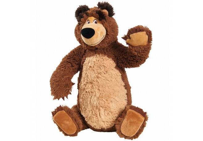 Jucarie de plus Simba Masha and the Bear Bean Bag Bear 43 cm