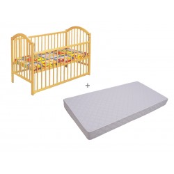 Patut EWELINA I Natur Culisabil + Saltea Confort 10