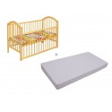 Patut EWELINA I Natur Culisabil + Saltea Confort 10