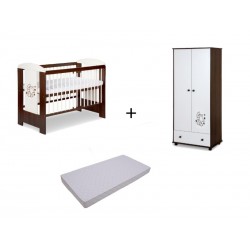Mobilier Klups Teddy with stars wenge 3