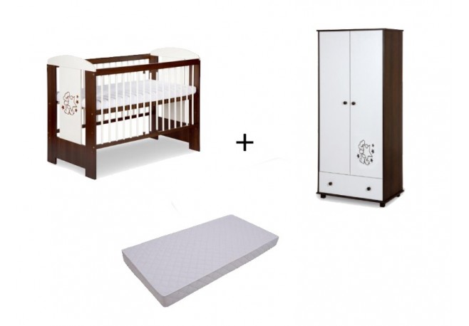 Mobilier Klups Teddy with stars wenge 3
