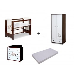 Mobilier Klups Teddy with stars wenge 2