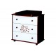 Mobilier Klups Teddy with stars wenge 2