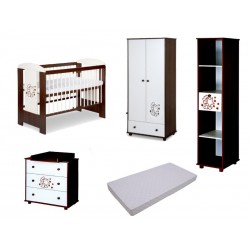 Mobilier Klups Teddy with stars wenge 1