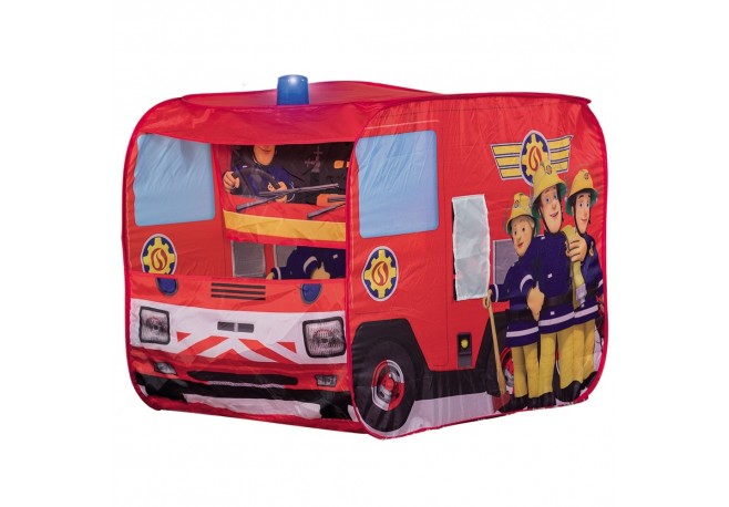 Cort de joaca John Fireman Sam Fire Truck Sam cu girofar 100x70x75 cm