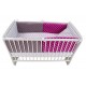 Lenjerie MyKids Colorful Stars Pink 9 Piese 120x60 cm