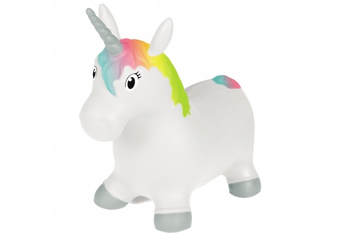Saritor gonflabil John Unicorn alb