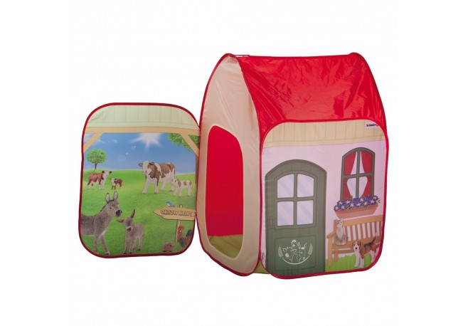 Cort de joaca John Farm cu figurina Schleich 72x72x105 cm
