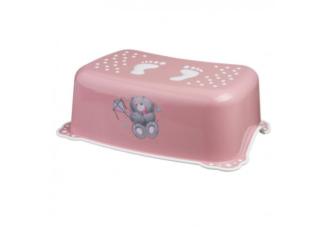 Taburet copii MyKids Bears Pink-White antialunecare