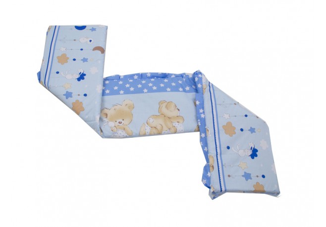 Aparatoare Laterala MyKids Teddy Hug Blue M2 120x60