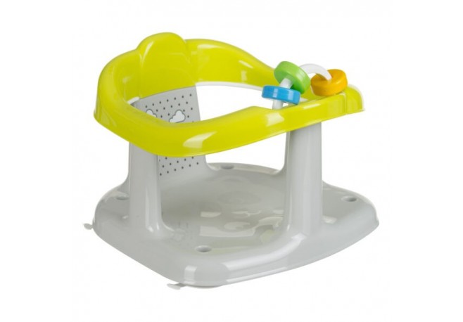 Scaun de baie bebelusi Panda Grey-Green