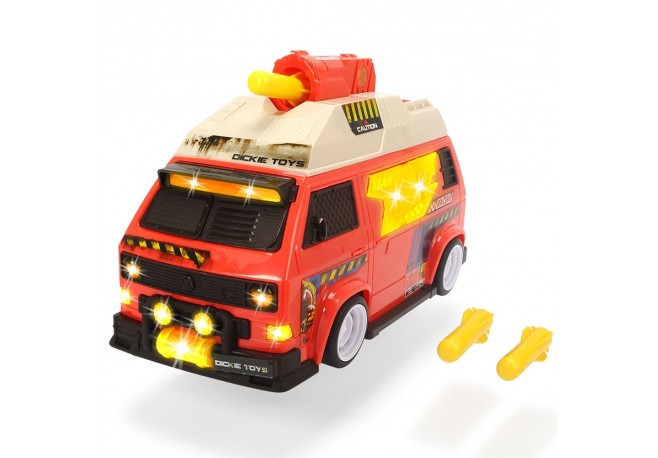 Masina Dickie Toys Volkswagen T3 Camper cu proiectile
