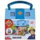Jucarie Simba Statie montana Mountain Activity Centre Fireman Sam Bergstation cu 2 figurine si accesorii