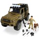 Masina Dickie Toys Playlife Ranger Set cu masina Mercedes-Benz AMG 500 4x4 figurina si accesorii