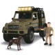 Masina Dickie Toys Playlife Ranger Set cu masina Mercedes-Benz AMG 500 4x4 figurina si accesorii