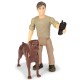 Masina Dickie Toys Playlife Ranger Set cu masina Mercedes-Benz AMG 500 4x4 figurina si accesorii