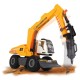 Excavator Dickie Toys DT 433 cu accesorii