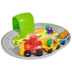 Set Simba Tren ABC Roll'n Rail cu sina circulara si accesorii