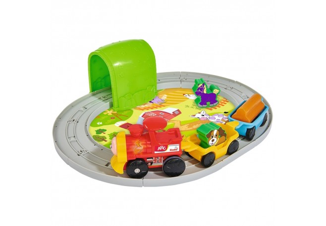 Set Simba Tren ABC Roll'n Rail cu sina circulara si accesorii
