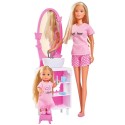 Set Simba Steffi Love Bedtime cu papusa 29 cm papusa 12 cm si accesorii