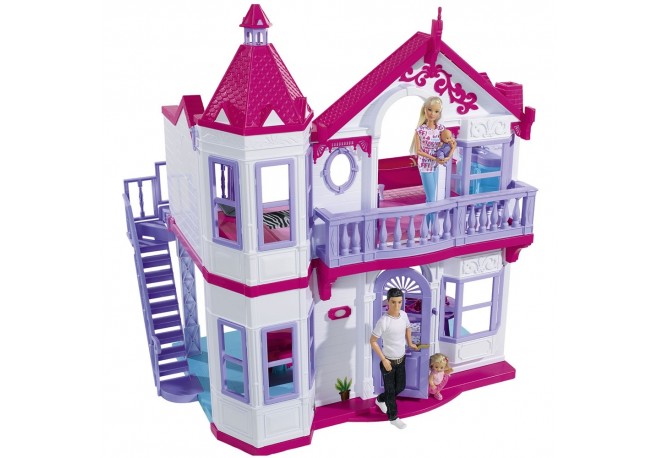 Casuta pentru papusi Simba Steffi Love My Dreamhouse cu accesorii