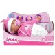 Papusa cu corp moale Simba Laura Bedtime 38 cm cu accesorii